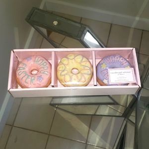 Cupcake and Cashmere set of 3 donuts